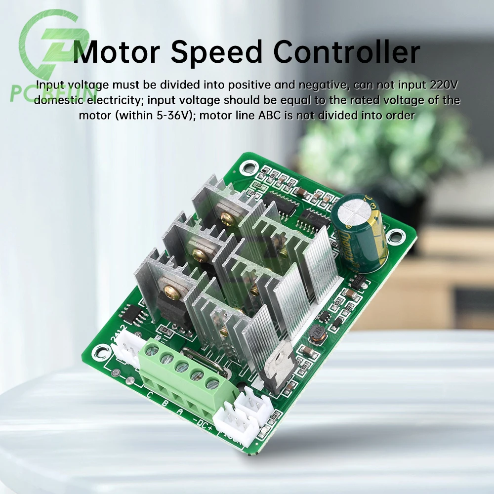 DC5-36V 15A бесщеточный регулятор скорости двигателя вращение вперед/назад