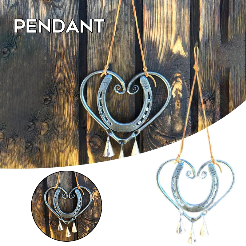 

Lucky Love Wind Chime with Steel Nails Personalized Valentine's Day Hanging Ornament for Home Garden Courtyard Decor Dropship
