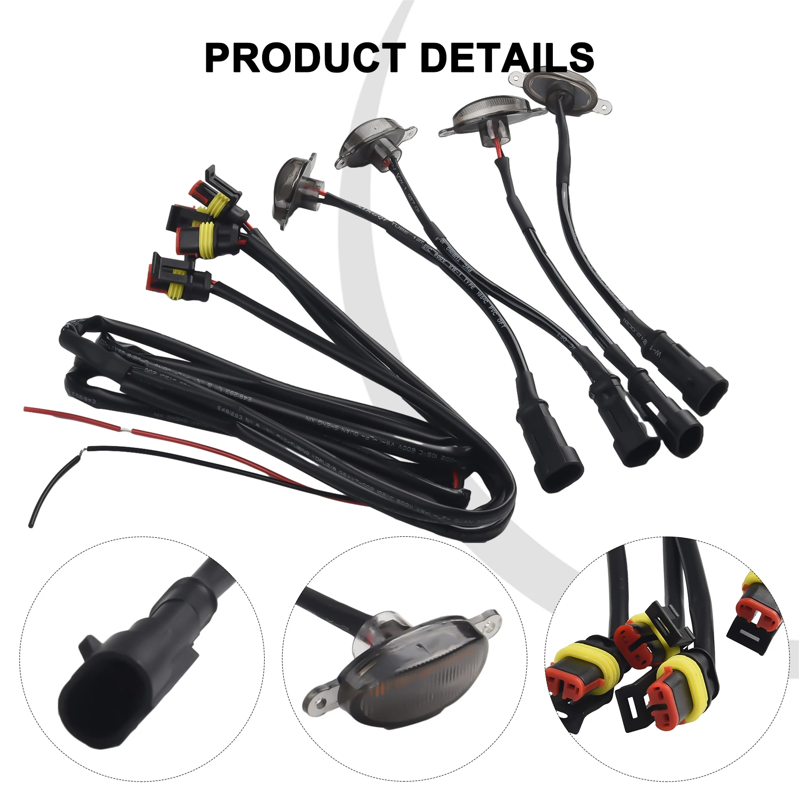 4 шт. передняя решетка светодиодный сигнальный светильник для крепления гриля Jeep