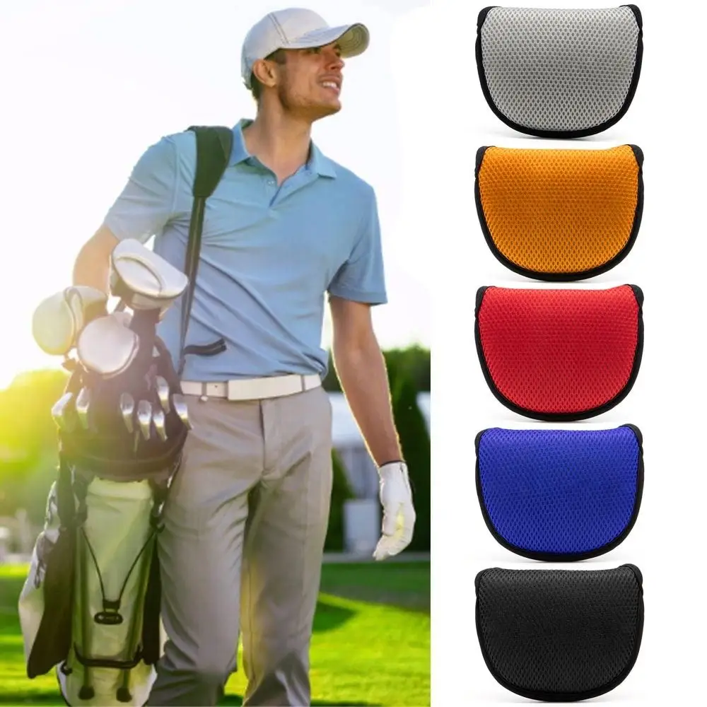 

Accessories Practical Mesh Surface Golf Club Head Covers Protective Headcover Golf Putter Head Cover Golf Rod Sleeve