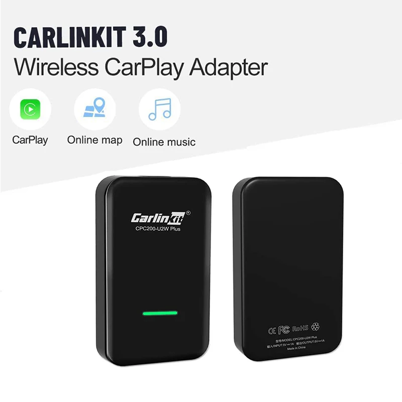 For Apple CarPlay Wireless Dongle Activator For Audi Proshe Benz VW Volvo Toyota IOS Plug And Play WIFI+Bluetooth-compatible 5.0