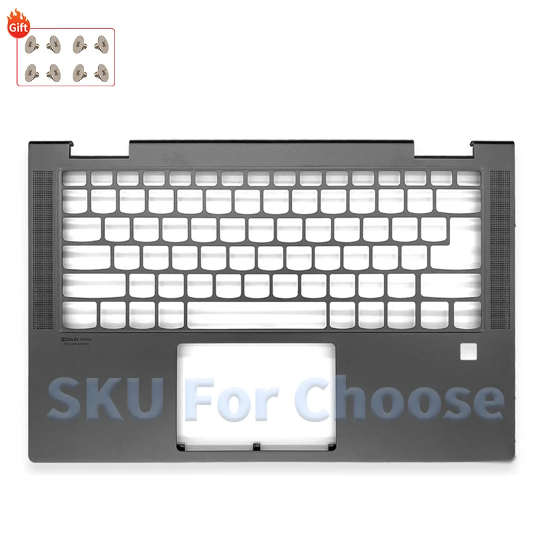 Фото Золотой/серый новый чехол для ноутбука AM1FG000310 для Yoga C740-14 C740-14IML, чехол с ЖК-дисплеем, верхняя часть №4