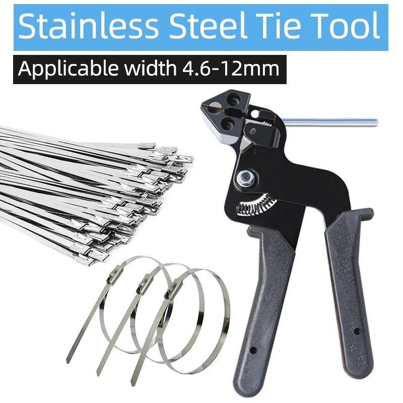 

Cable Ties Plier Hand Stainless Steel Tie Self-Locking Fastening Strap High Quality Cutting Tool Automatic Zip Cutter Tension