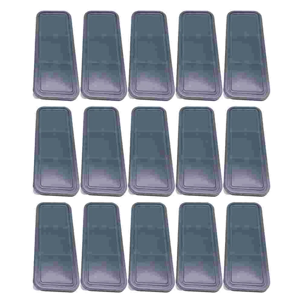 

15 Pcs Storage Container Plastic Trays Food Sushi Box Bento Eco-friendly Lunchbox Travel Disposable
