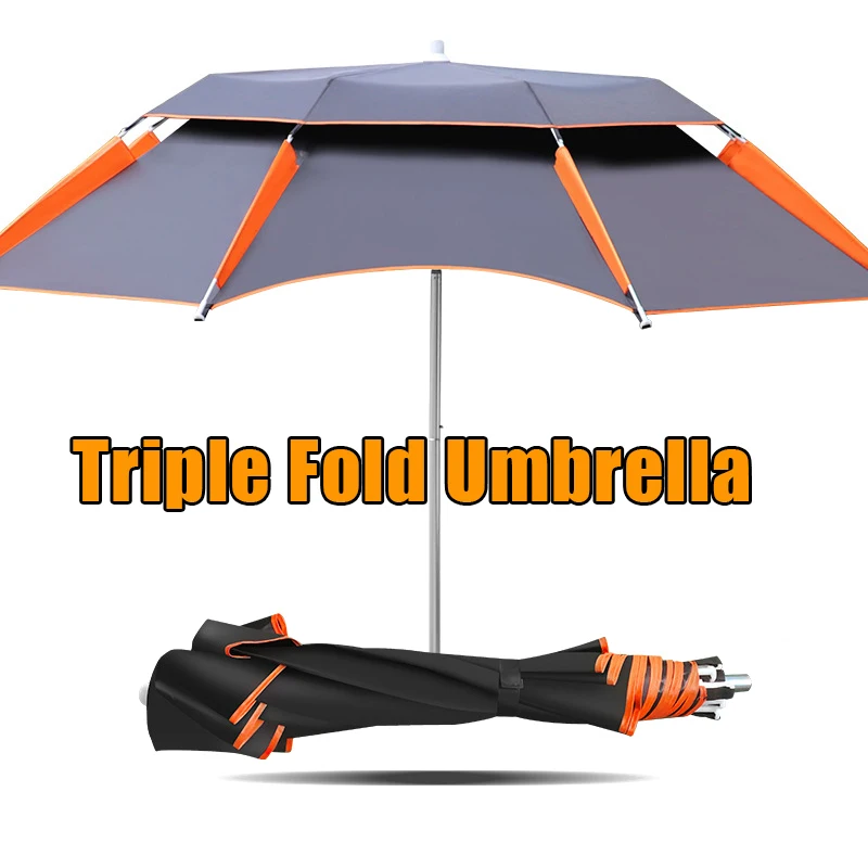 Тройной складной зонт для рыбалки