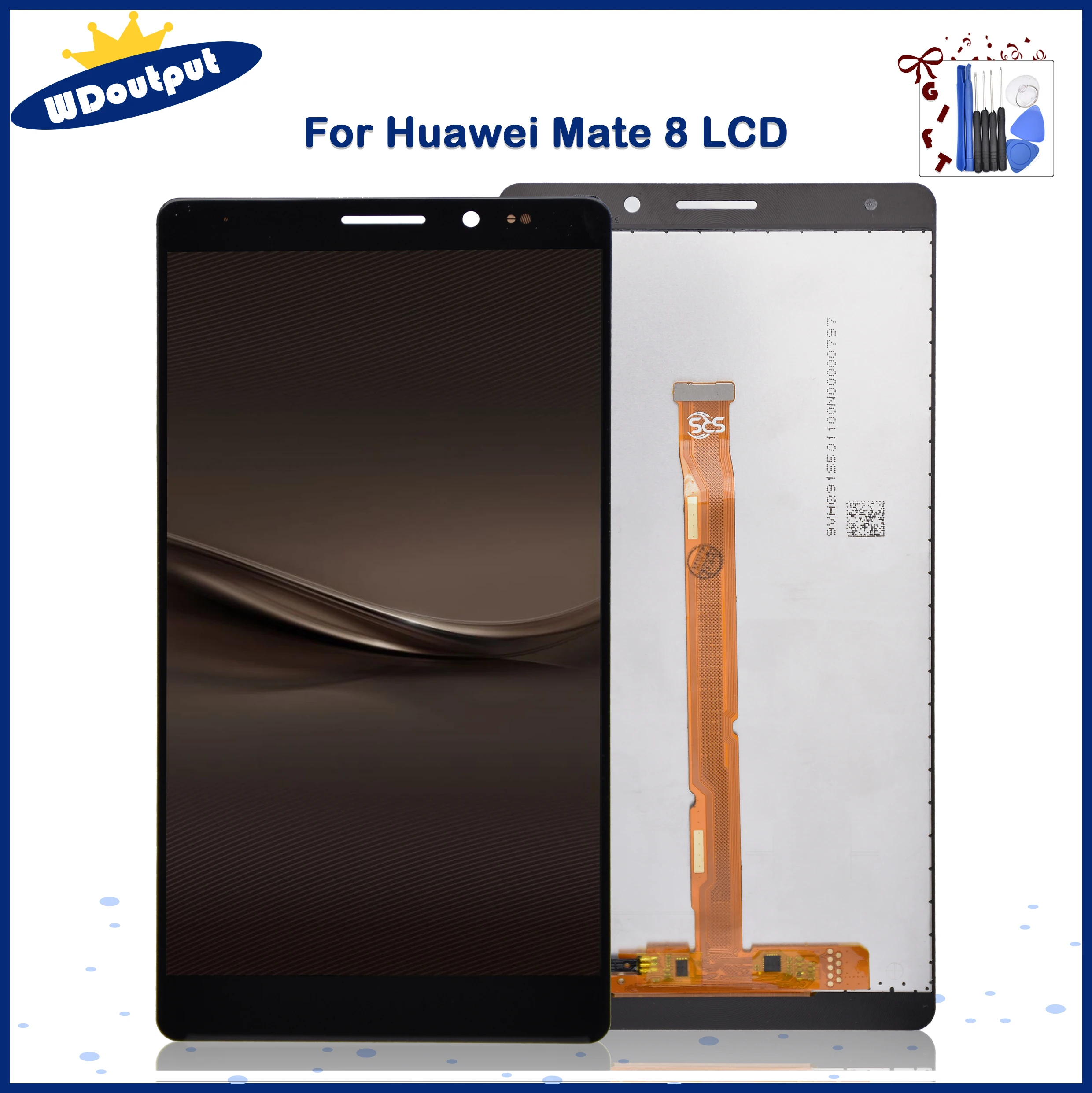 

6.0"Original LCD For HUAWEI Mate 8 LCD Display Touch Screen Digitizer Assembly Replacement For Mate8 Lcd NXT-L29 With Frame
