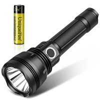 uniquefire 2201 xm l2 led tactical flashlight super bright dual switch zoomable 5 modes white light with battery hunting