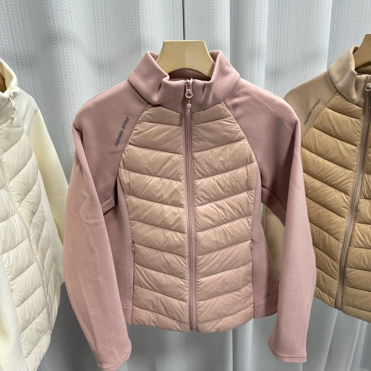 Lu Order! National Standard 90 White Duck Down Yoga Sports Fitness Liner Stand Collar Down jacket Casual Warm Outerwear