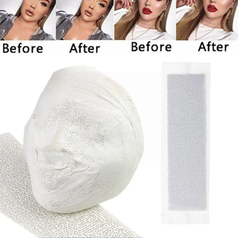 Tightening Face Mask  Skin care V Face Renewing Plaster Revitalizes Lifting Muscle Bandage Beauty Essence Roll Firming Mask 5pcs