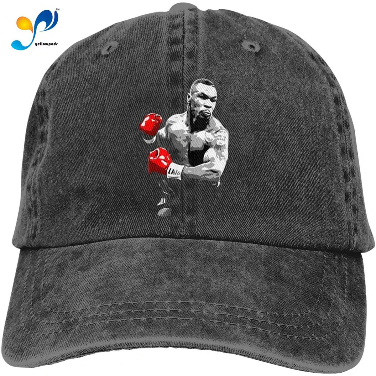 

AprilMCohen Unisex Mike-Tyson Boxing Legend Popular Adult Adjustable Denim Cowboy Hat Casquette Sombreros De Mujer Y De Hombre.