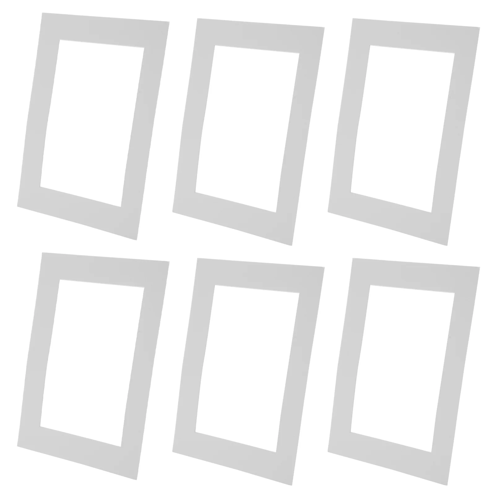 

30 Pcs White Frames Pre Cut Photo Mat Photo Board Mat Precut Mat Board Cut Frame Mattes Picture Frame Mat