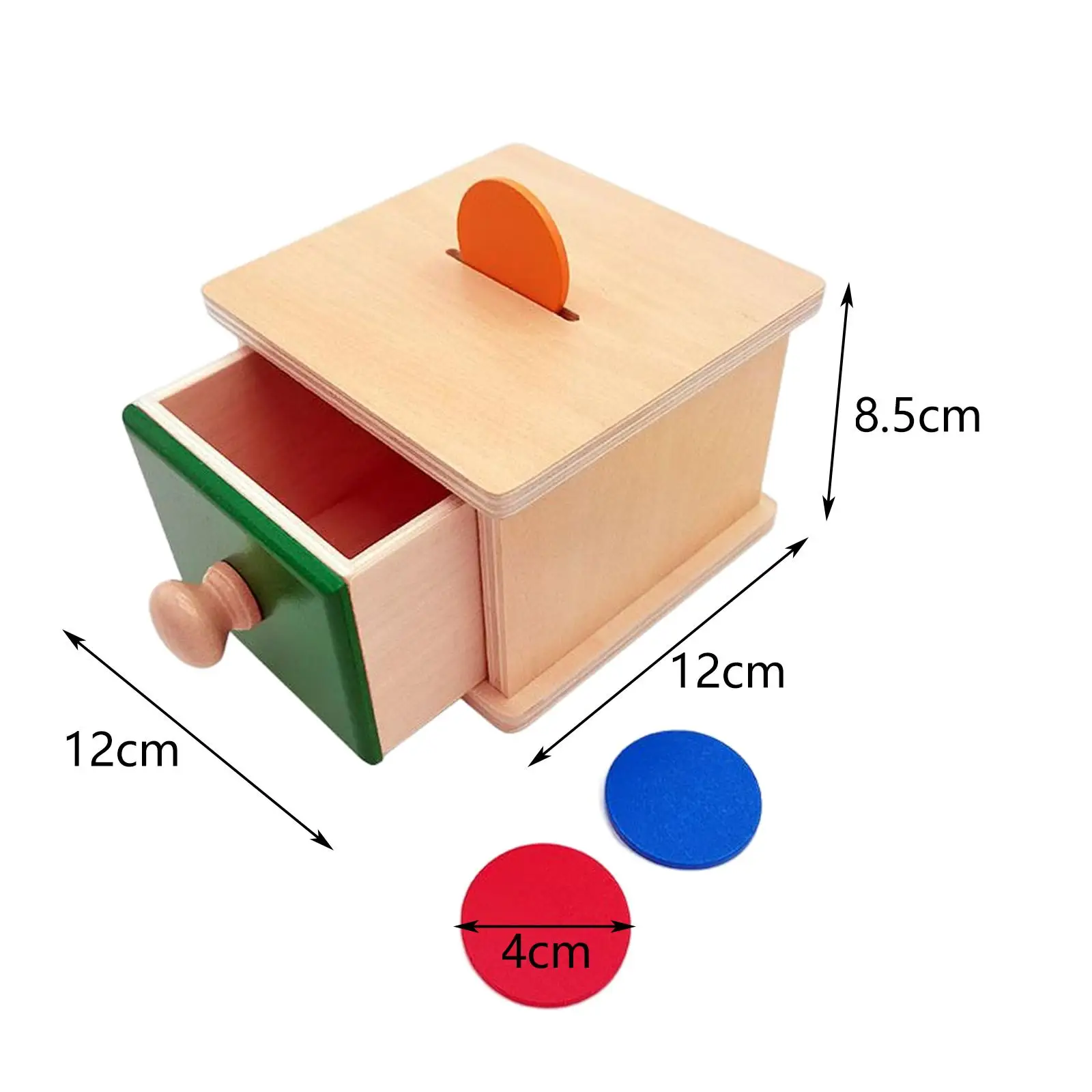 

Montessori Wooden Box Early Educational Developmental Toy Preschool Wooden Toy Drawer Game for Children Toddlers Party Favors