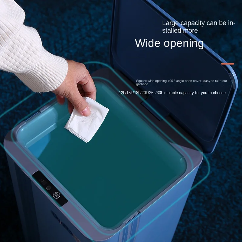Многофункциональное интеллектуальное мусорное ведро 18 л автоматическое
