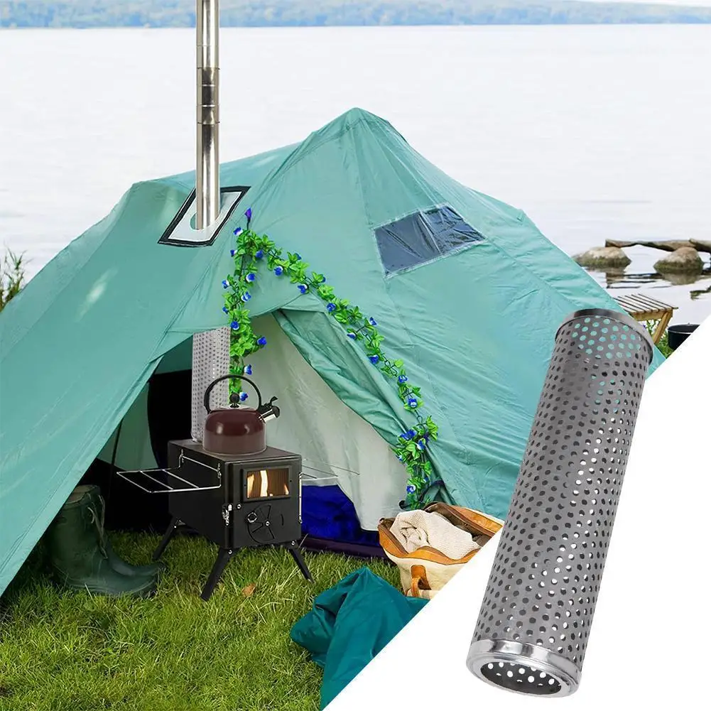 

Wood Stove Anti-scalding Cover Camping Hot Tent Stove Chimney Guard Pipe Accessories Campig Stove Protector Tent Smoke Equi O3c5