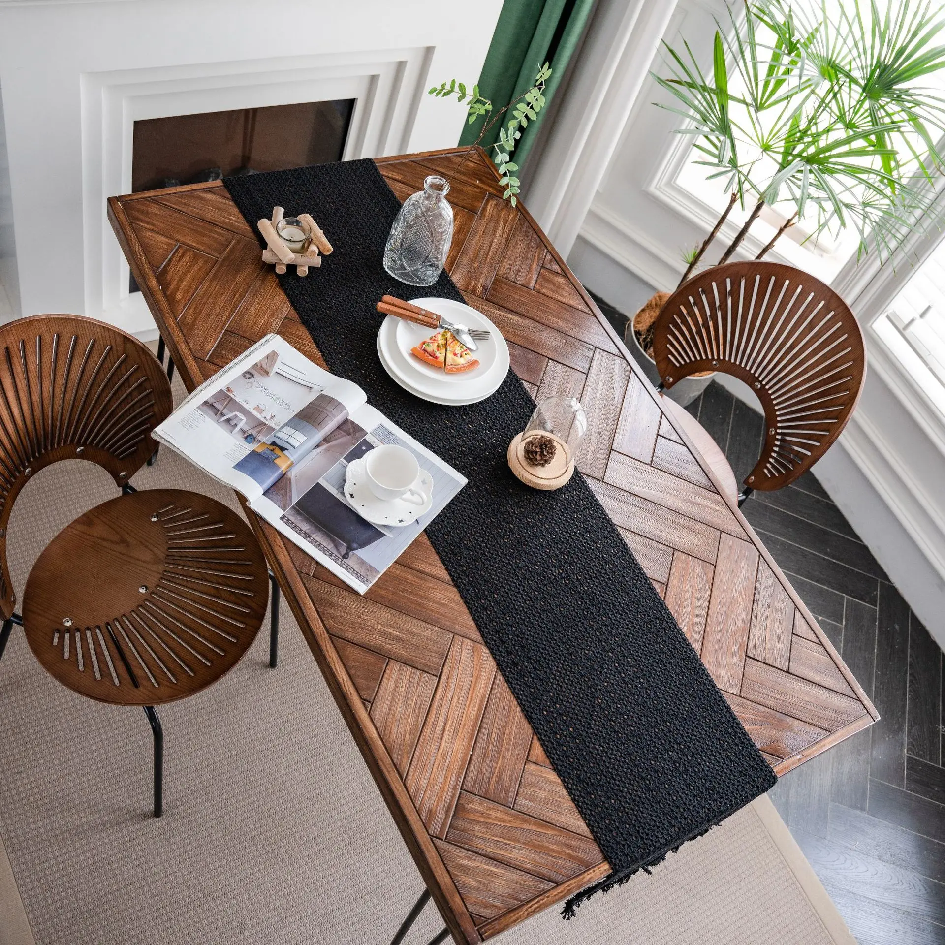 

Скатерти макраме с кисточками из натурального мешковины, комбинированные хлопковые богемные Свадебные бегунки для невесты, деревенский до...