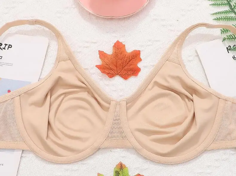 Women's Smooth Minimizer Bra Full Coverage Non Padded Underwire Female Seamless T Shirt Bras Lingerie 34 36 38 40 42 D DD E F G