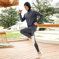 2022 new fashion design muslim casual wear islamic ladies gym wear running fitness training wear yoga set