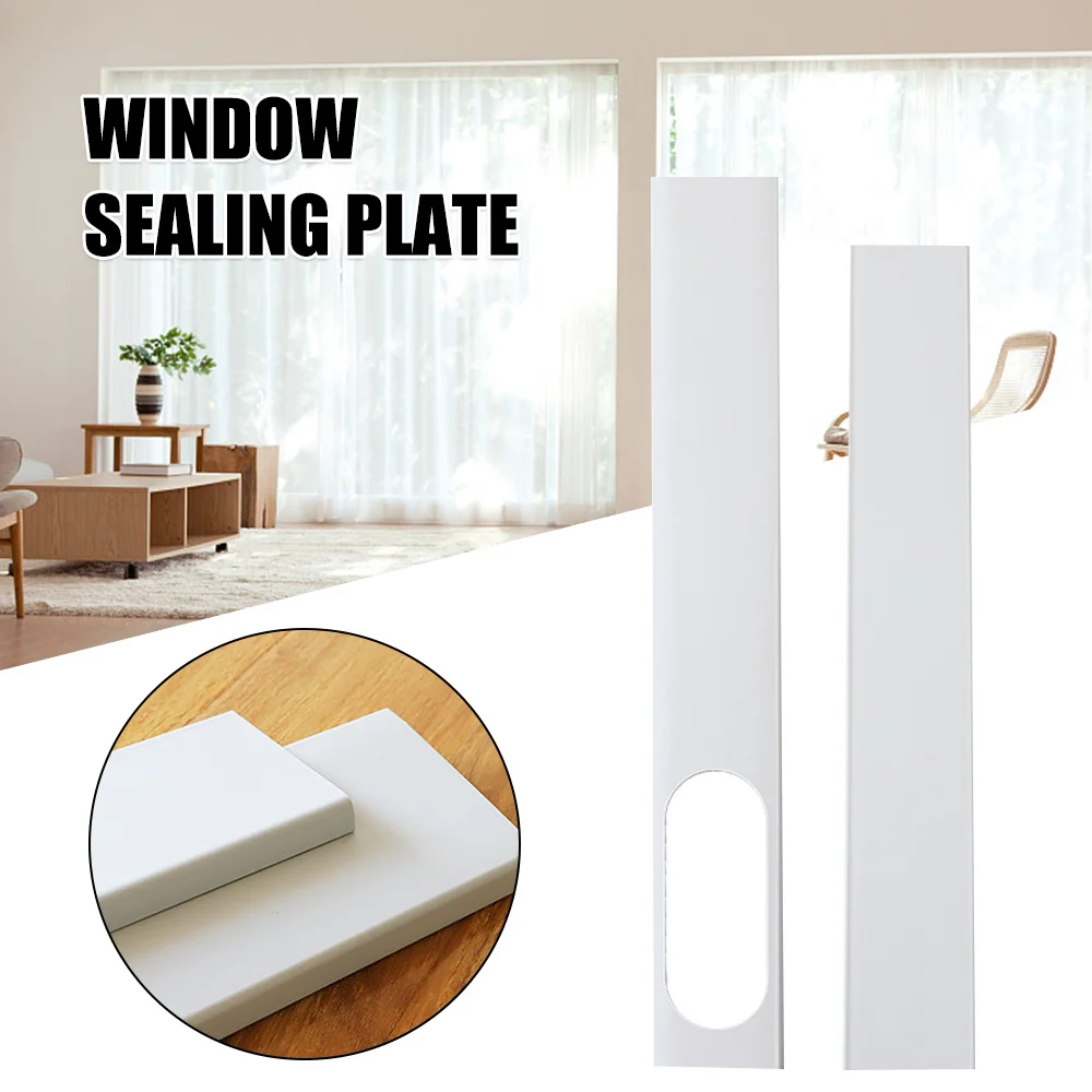 2pcs Mobile Air Conditioner Window Seal Connector Baffle Universal Window Seal Exhaust Duct For Air Conditioning Sliding Window