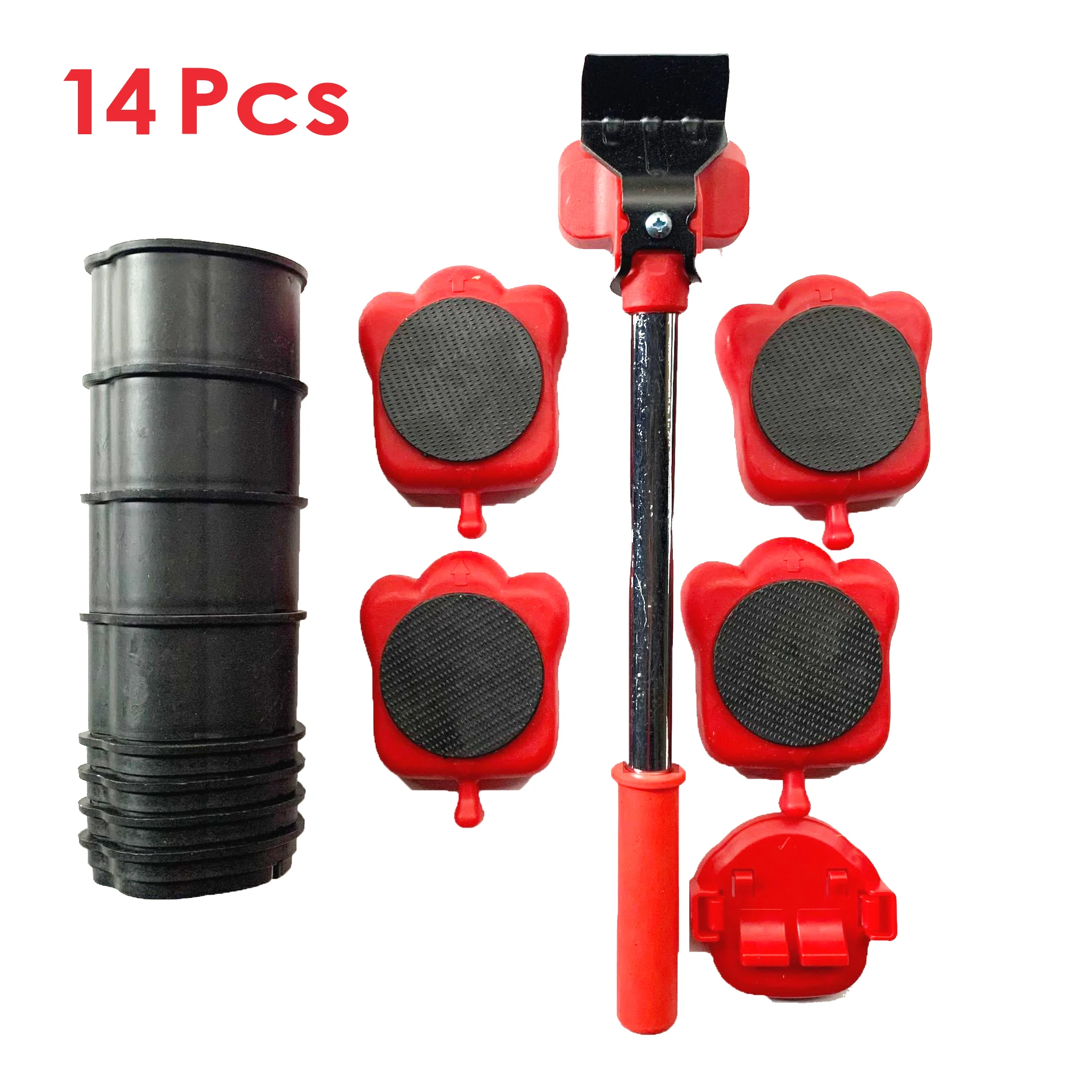 

Furniture Moving Lifter 14-piece Set Moving Furniture Helper Furniture Roller Set Transport Tool Pulley Set Furniture Mover Bar
