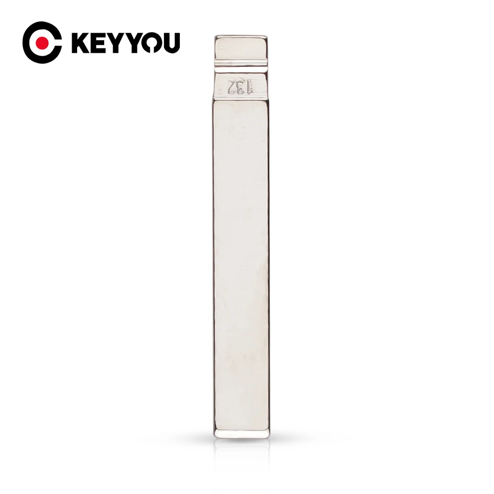 

Пульт дистанционного управления KEYYOU, лезвие ключа #132, лезвие ключа автомобиля для лезвия, лезвие ключа автомобиля, лезвие NO.132