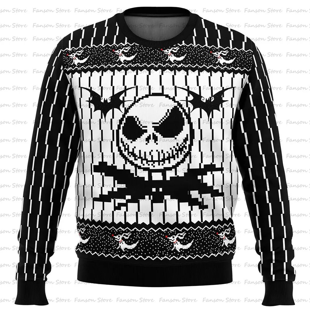 Pull de Noël для мужчин и женщин обехомик романтический The Nightmare Before Jack пот Y-Couy pull