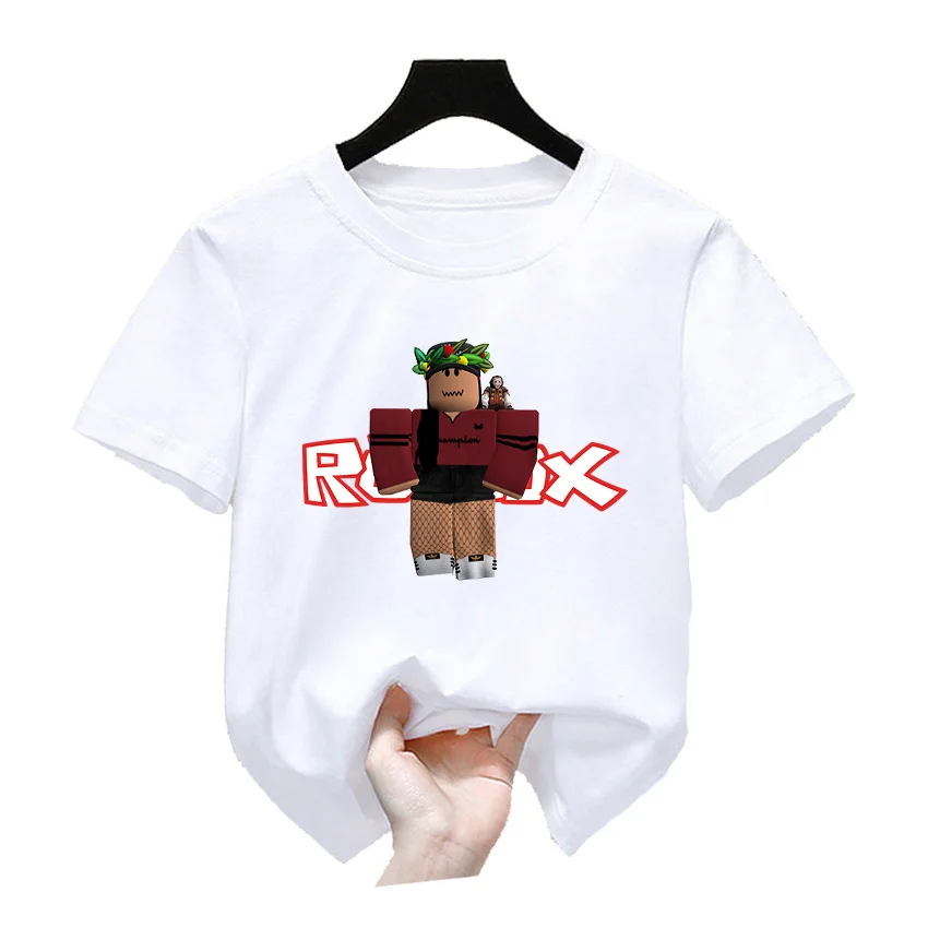 

Summer Fashion Boys Universal Robloxing T Shirt Kids Boys Short Sleeve Game T Shirt Baby Kids Robloxing Top Clothes 4-14 Years