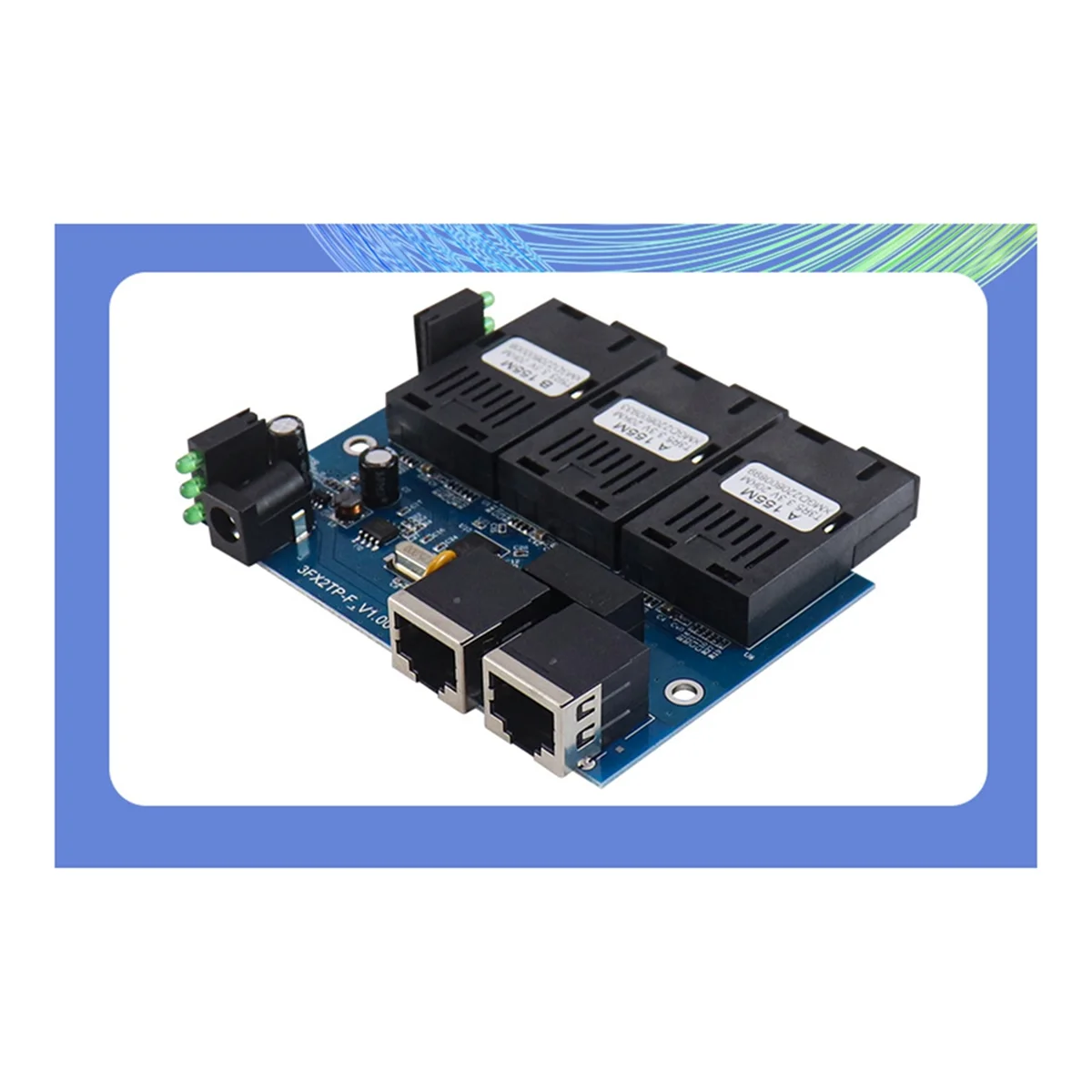 10/100M обратный переключатель POE выход 12 В источник питания для Epon и Gpon 3-портовый RPOE