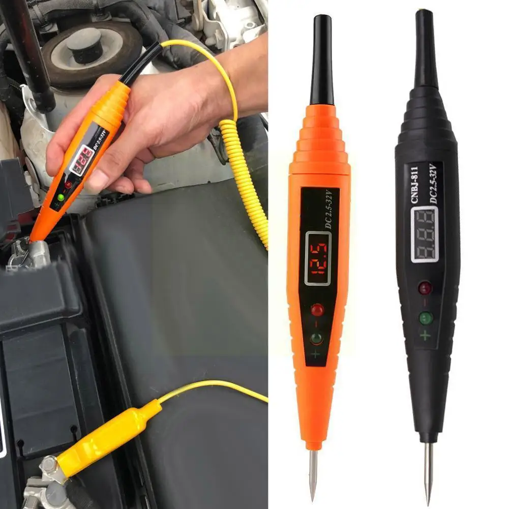 

2 In 1 Car Digital Display Pen Probe Repair Diagnostic Voltage Car Tool Indicator Car Pencil Tool Ac B2n2