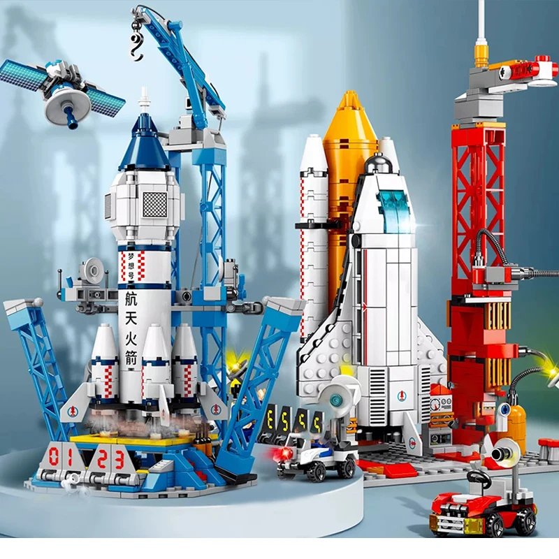 

Конструктор «ракетный пусковой центр», совместимый с конструктором Lego