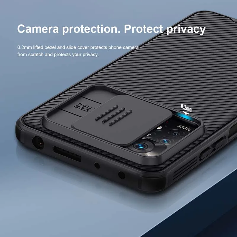 

Чехол для Redmi Note 11 Pro 5G Global, чехол NILLKIN для защиты камеры, защита конфиденциальности, слайдер, задняя крышка для Note 11E Pro 5G