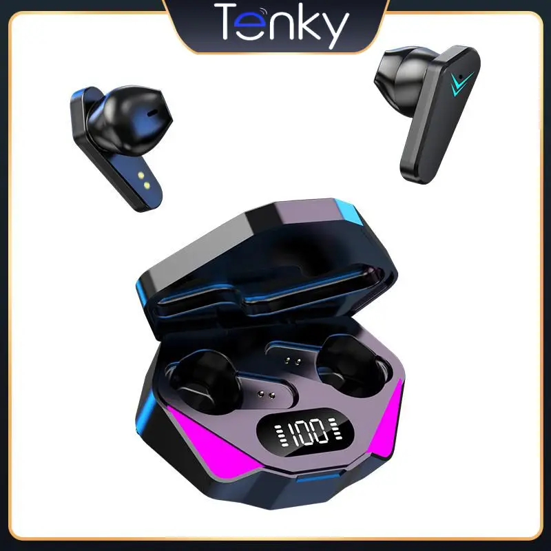 

Waterpfoof Gaming Earbuds With Charging Box Wireless Headphones Low Latency 5.0 Earphones Stereo Tws Headset