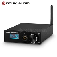 douk audio mini stereo bluetooth 5 0 receiver usb dac decoder coaxopt da converter headphone amplifier dsd256 384khz aptx hd