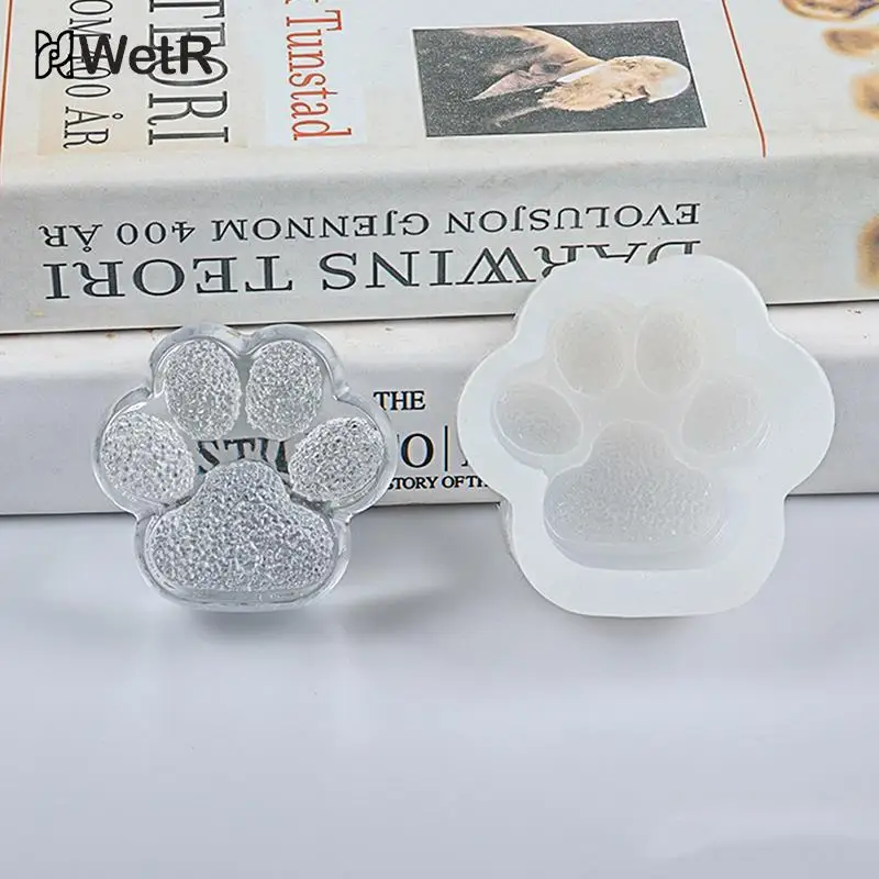 

Mirror Diamond Cat Claw Silicone Mold DIY Diamond Paw Resin Mold Epoxy Resin Moulds Key Chain Pendant Tool Jewelry Accessories