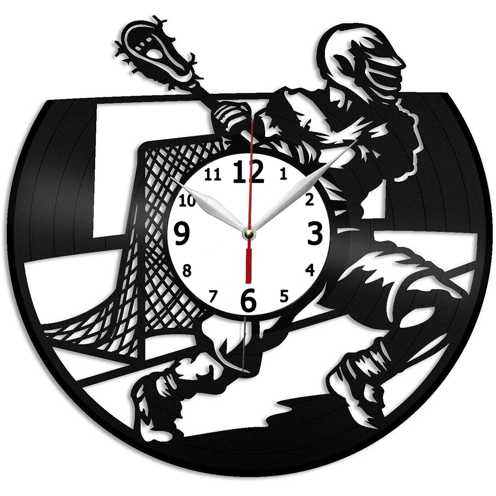 

Виниловые настенные часы Best art Lacrosse, уникальный подарок для любителей спорта, украшение для дома, комнаты, Винтажный дизайн, офиса, бара, комн...
