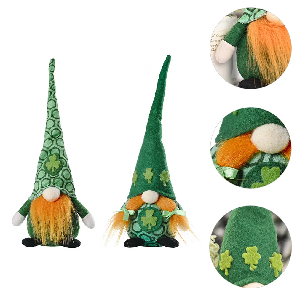 

Gnome Day Toys Patricks Swedish Leprechaun Gnomes Patrick Stuffed Elf Green Nisse Supplies Gifts Favors Spring Shamrock S