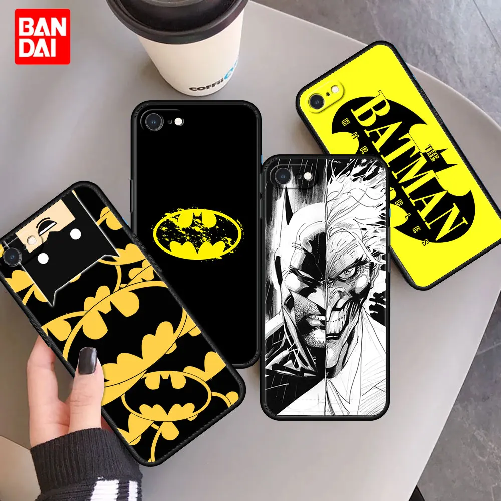 

Venom Ironman Batman Joker Case for iPhone 6 6s 7 8 X XR XS XS Max SE 2020 Plus 6plus 7plus 8plus Silicone Funda Cover Bag Black