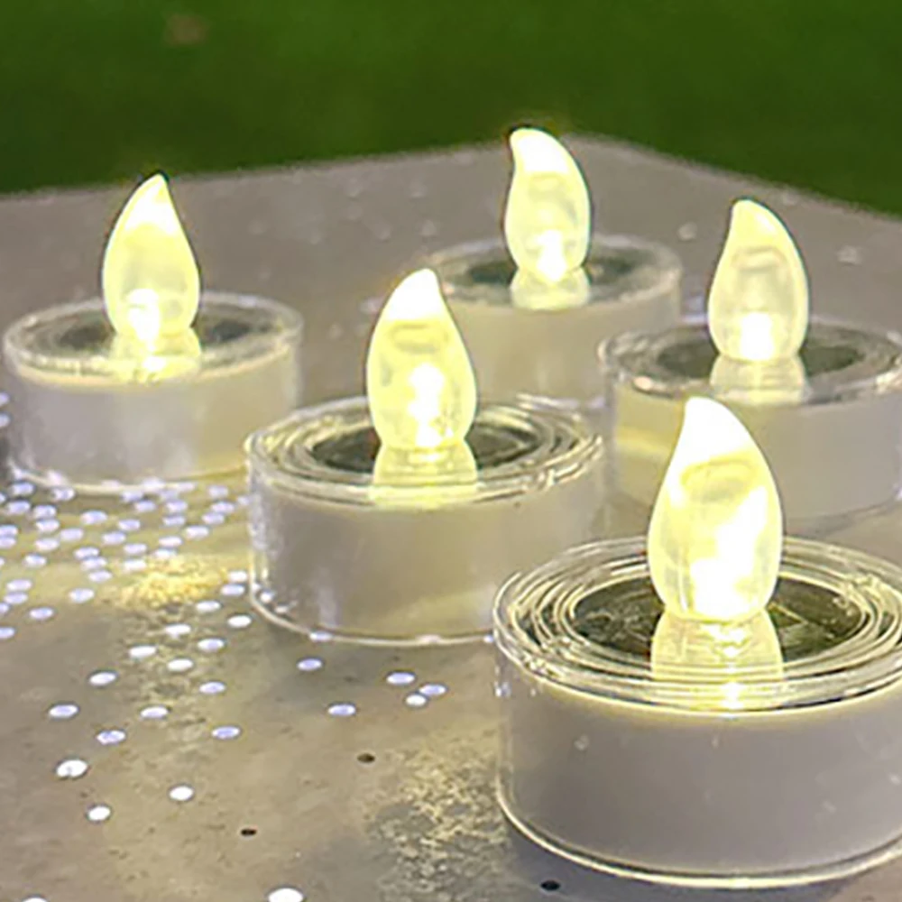 

6 шт., солнечные лампы для украшения дома и сада