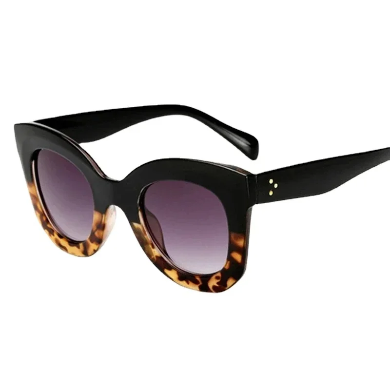 Солнцезащитные очки оверсайз женские классические винтажные градиентные