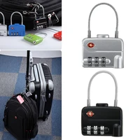 anti theft lock protection security tsa customs lock safely code lock combination lock 3 dial digit combination lock