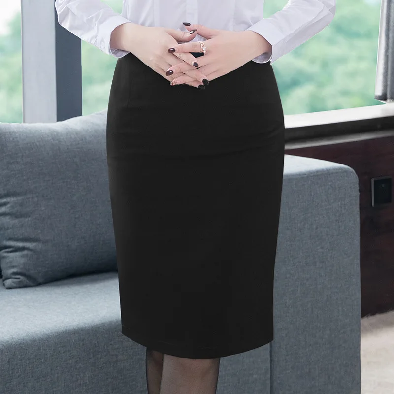 

Summer Women Skirt Sexy High Waist Split A-Line Skirt Oversized Faldas Elegant Fashion Office Lady Slim Skirt Women Clothes