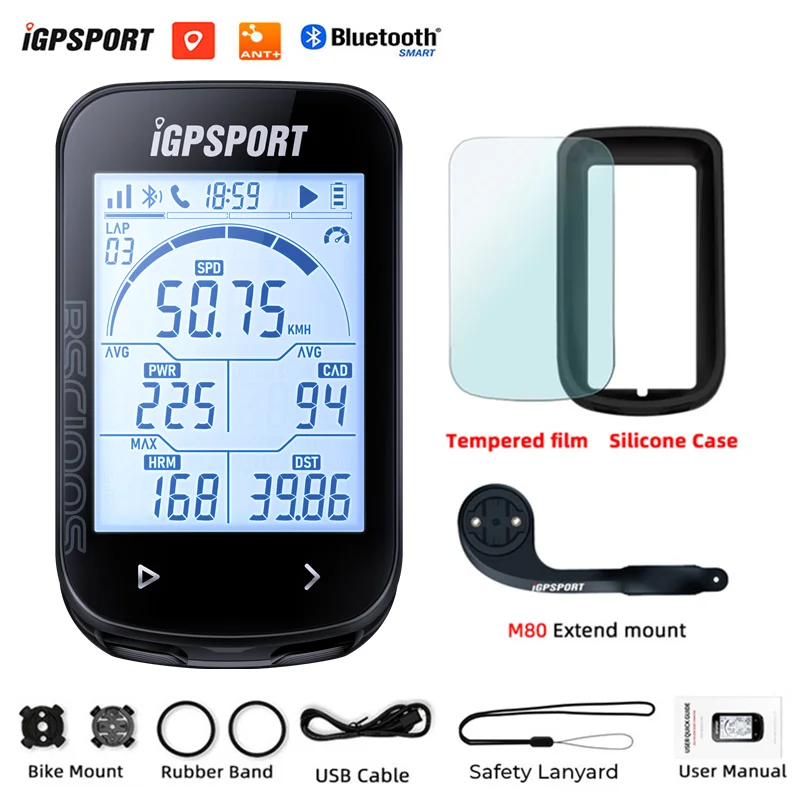 

iGPSPORT BSC100S GPS Cycling Computer Wireless GPS Odometer Bicycle Digital Stopwatch Speedometer ANT+ Bluetooth 4.0 Odometer