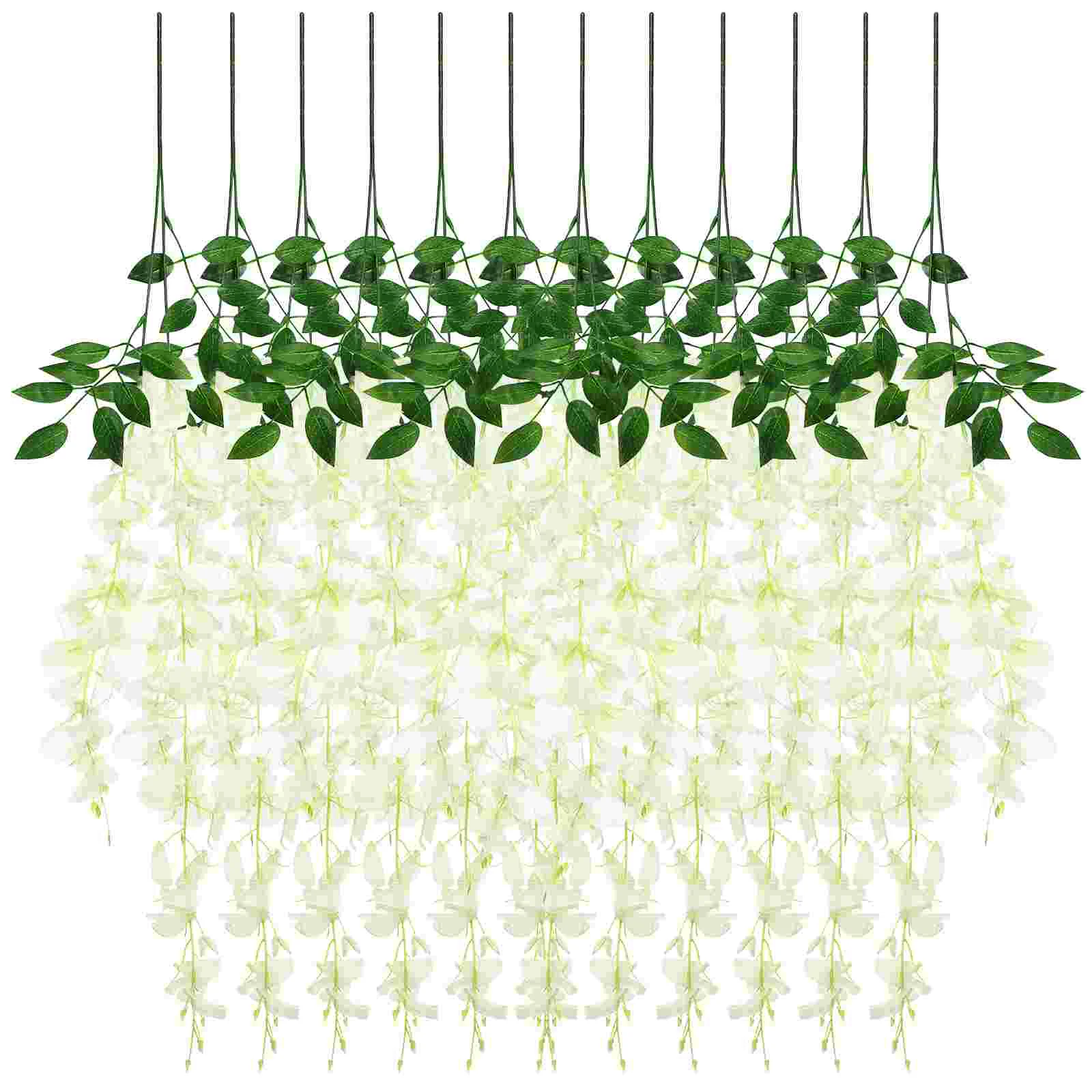 

Flowers Wisteria Artificial Fake Flower Hanging Garland Simulation Wedding Decoration Decorations Decor Vines Decorative Wall