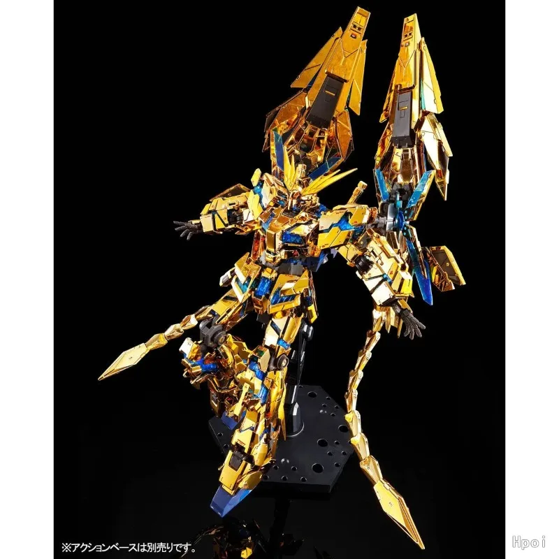 Фото Коллекционная модель Bandai RG 1/144 RX-0 Unicorn Gundam 03 Phenex, сборный набор, позолоченный, подарок для фанатов аниме №4