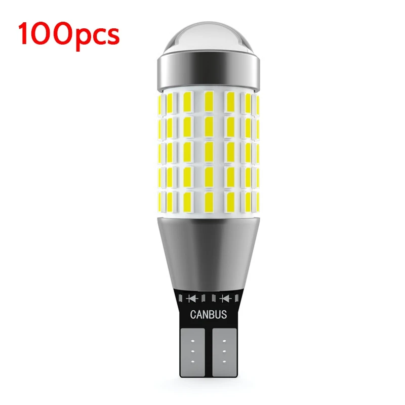 

100 шт. автомобильные лампы задсветильник хода T15 3014 чипы 87SMD W16W 921 Canbus безошибосветильник супер яркие светодиодные фонари заднего хода