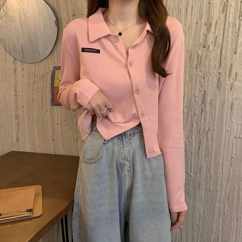 

2023 White Top for WomenPlain Black Clothing Blouses Tee Xxl Novelties Spring and Autumn Woman T-shirt Sale Aesthetic O Tshirt