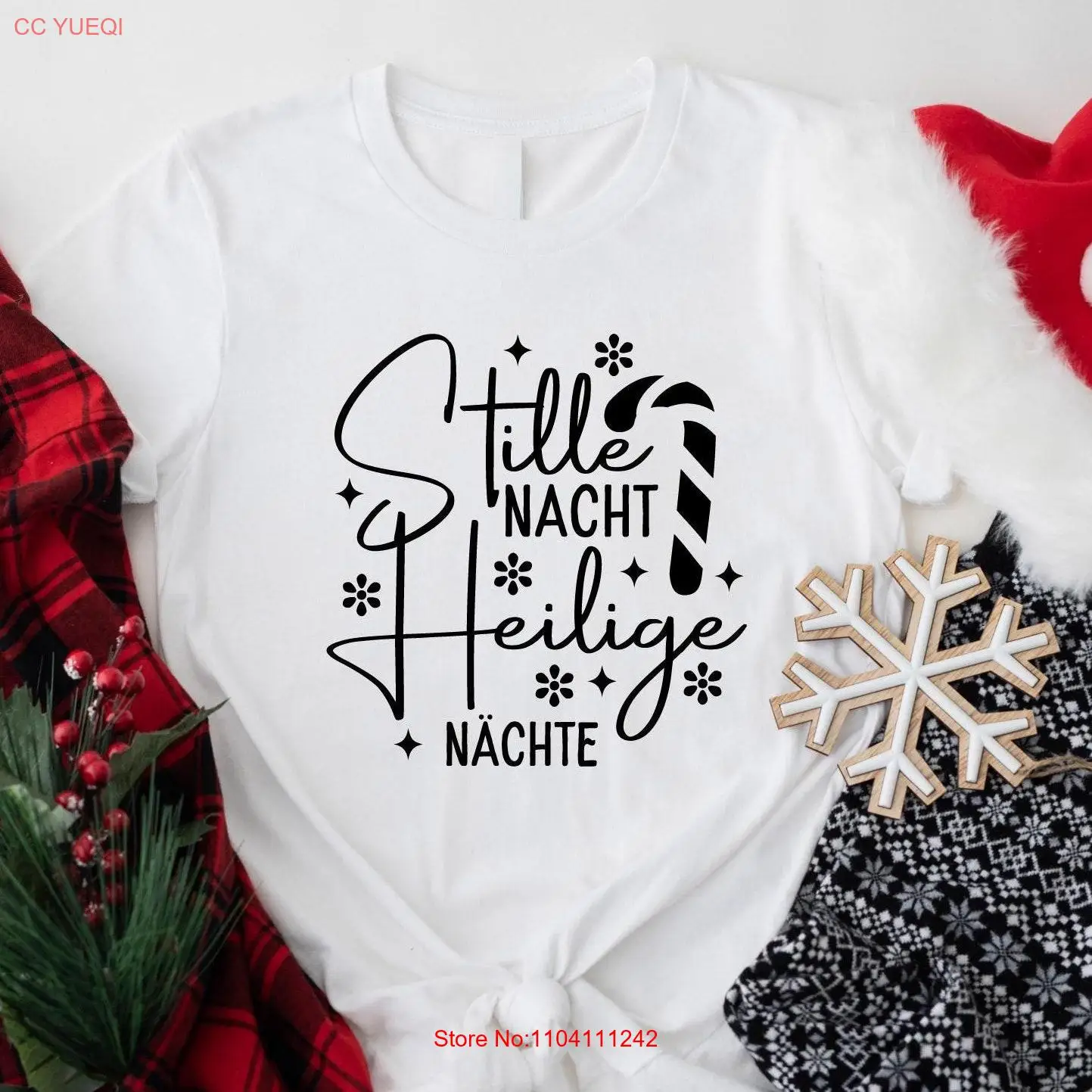 Футболка Stille Nacht Heilige хлопок короткая рукав