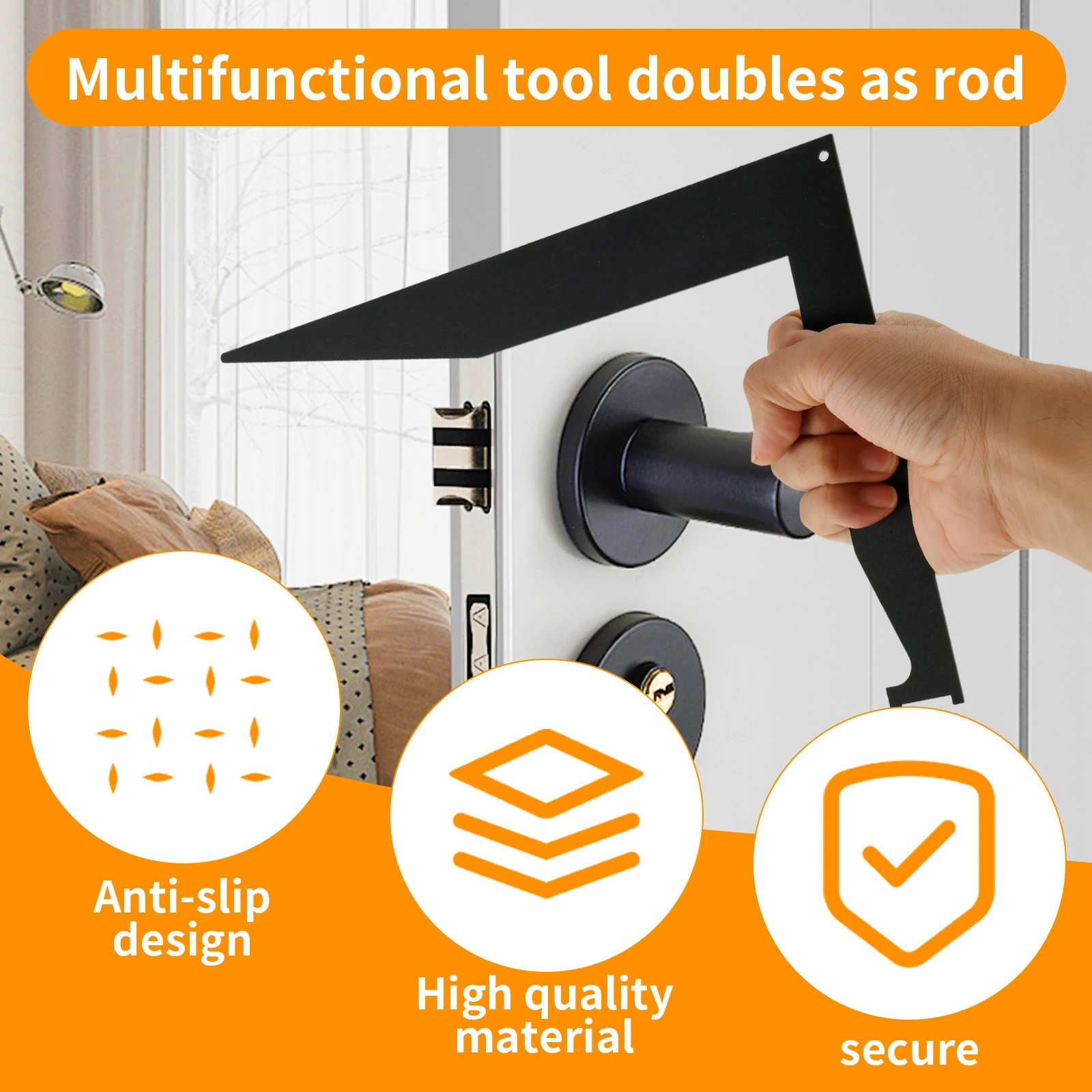 3 шт. многоразовые пластиковые инструменты для пожарных с эргономичной ручкой