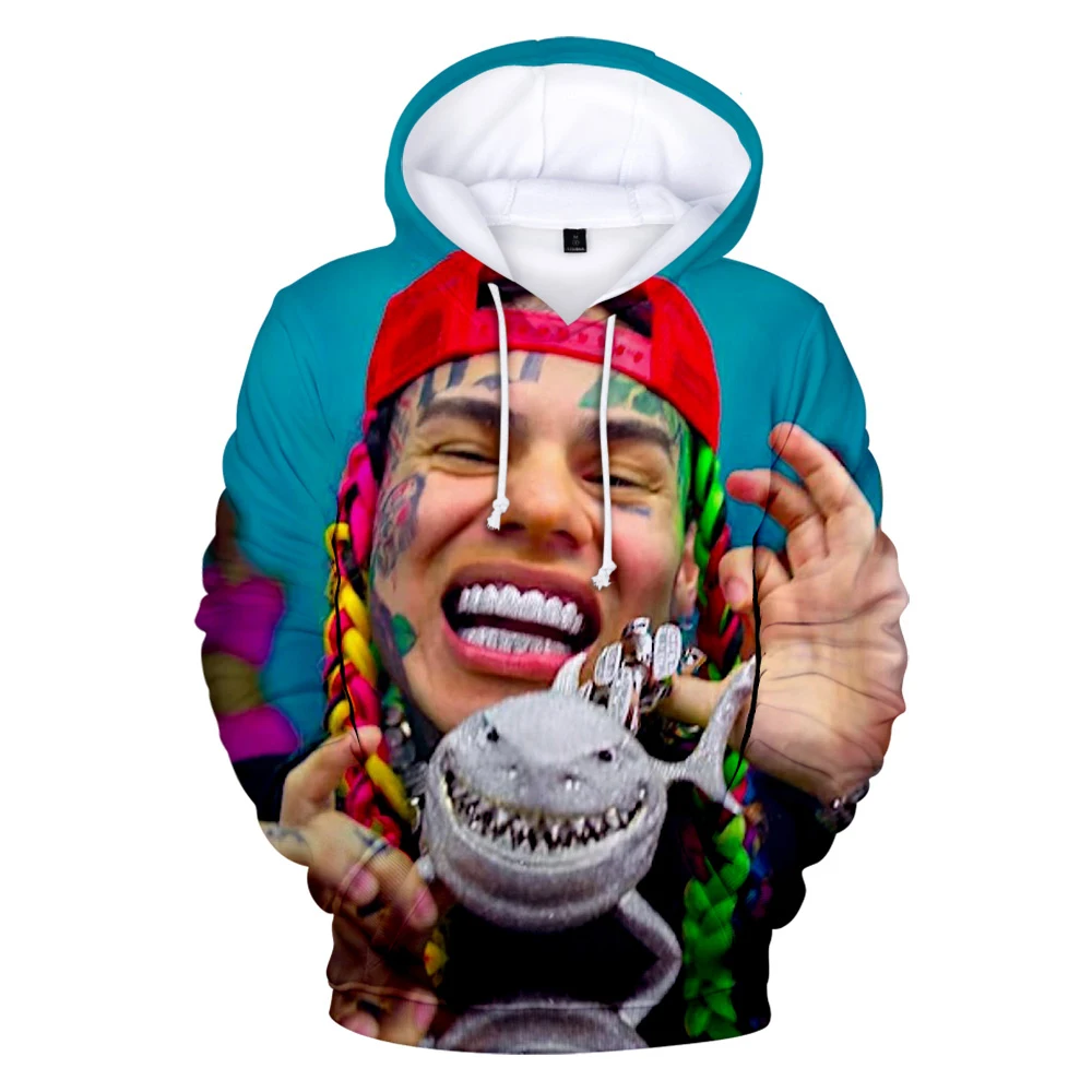 

3D Print 6ix9ine Hoodie Sweatshirts Casual Clothes Men Women Fashion Long Sleeve Harajuku Oversized Autumn Winter Hoodies