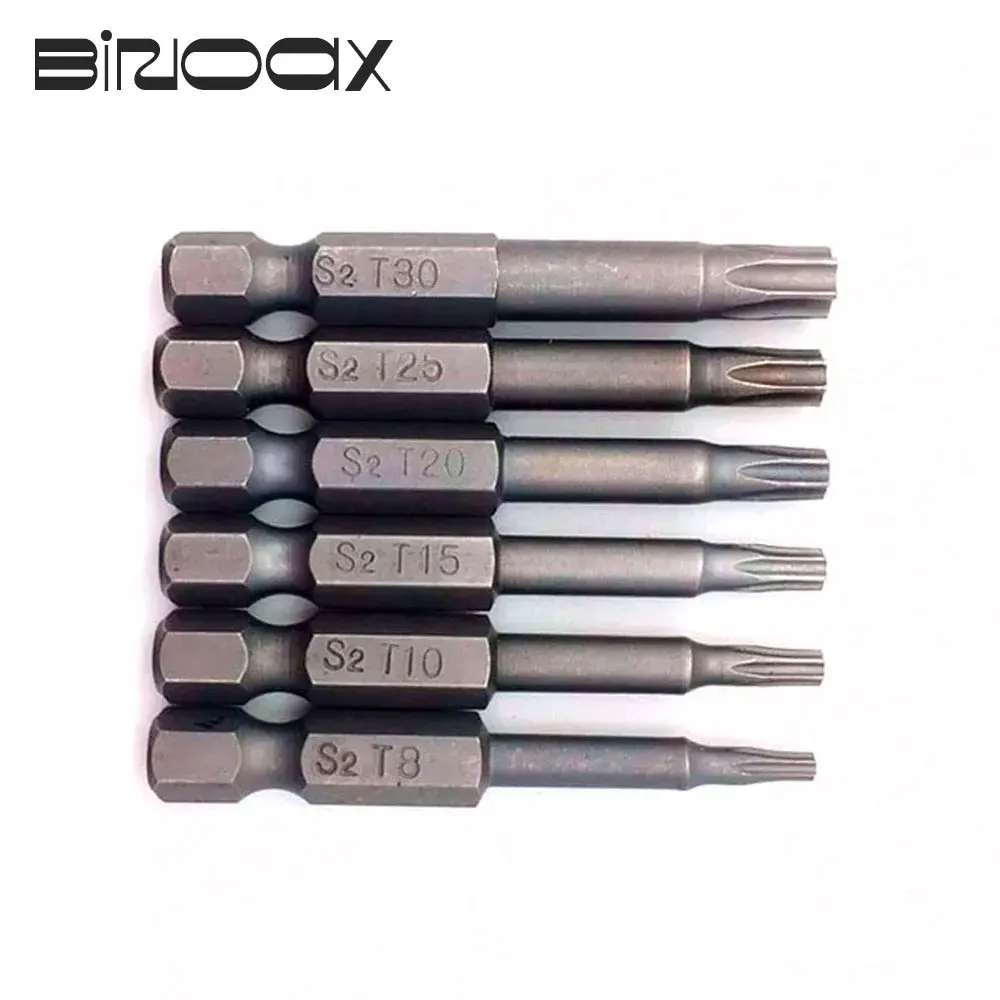 

Binoax магнитные отвертки Torx 6 шт. T8 T10 T15 T20 T25 T30