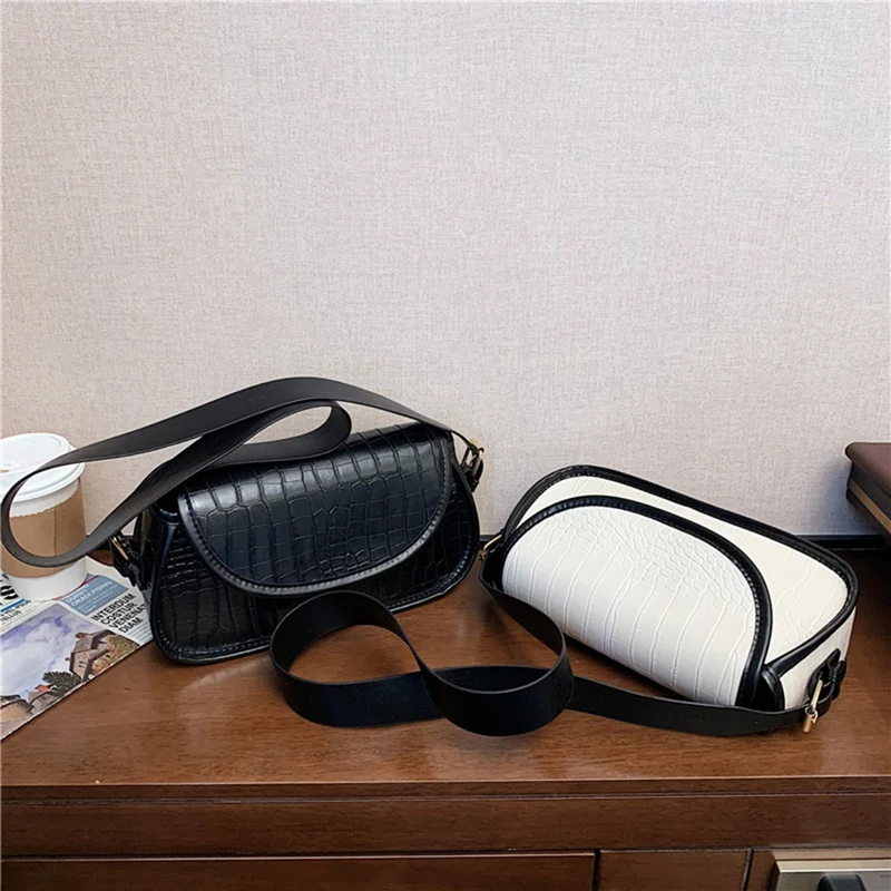 

Fashion Crocodile Pattern PU Leather Shoulder Bag